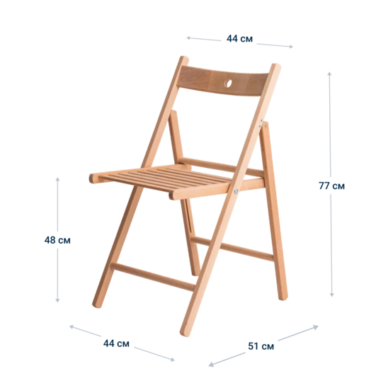 Folding chair Compact, birch - photo 9