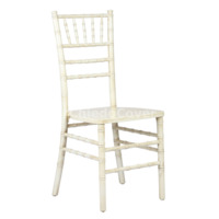 Product photo Chiavari chair, white wood, walnut patina from the manufacturer ChiedoCover, product picture, real product photo