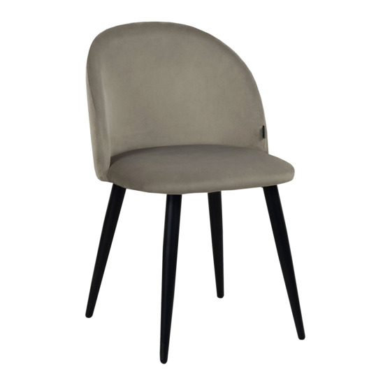 Solar chair, grey velour - photo 1