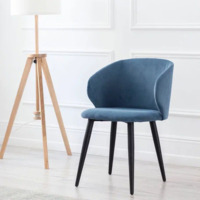 Product photo Mark chair, blue velour from the ChiedoCover company.