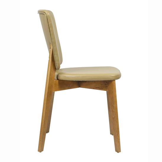 Safir chair, beige eco-leather - photo 3