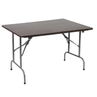 Product photo Leader table 1, 1200x800 mm, wenge, silver frame from the manufacturer ChiedoCover, product picture, real product photo