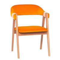 Product photo Dolce half-seat, Velour orange  from the manufacturer ChiedoCover, product picture, real product photo