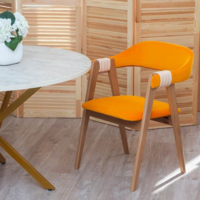 Product photo Dolce half-seat, Velour orange  from the ChiedoCover company.