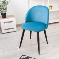 Product photo Solar chair, blue chenille from the ChiedoCover company.