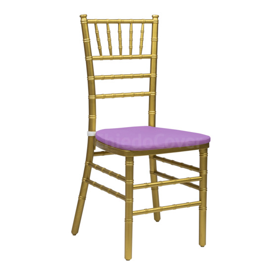 Chiavari chair cushion 01, 2 cm, purple - photo 1