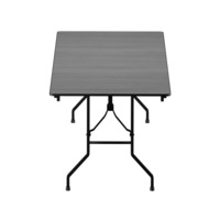 Product photo Table Leader 2, 1800x900, grey, black from the ChiedoCover company.